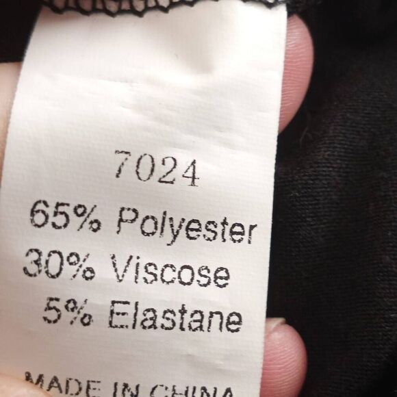 PRETTY GARDEN BLACK JUMPSUIT SZ.L EUC. - Picture 7 of 8